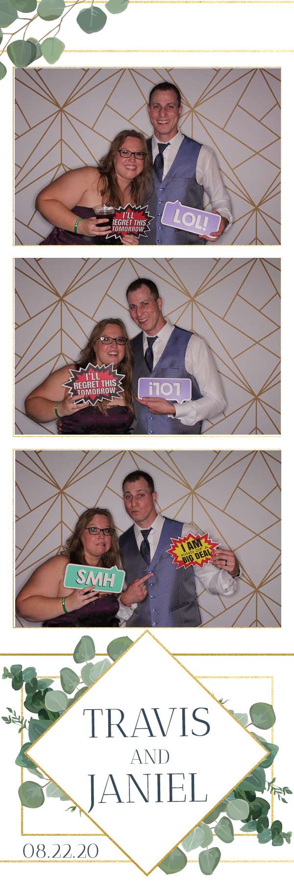 Jacquie & Dennis’ Wedding | View more photos from the event at gallery.photoboothbillings.com/u/PhotoBoothBillings/Jacquie-Dennis’-Wedding-0